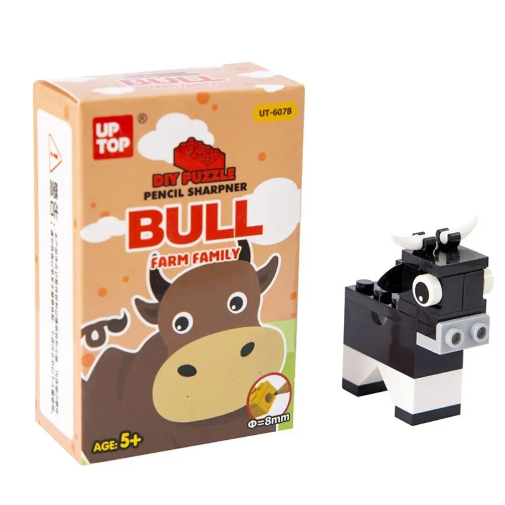 Bloques de construcción sacapuntas creativo de animal para niños - imagen 2