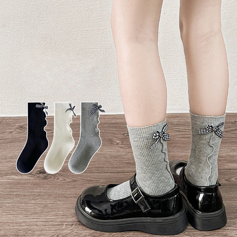 Calcetines con lazo para niña – Algodón verano - imagen 5