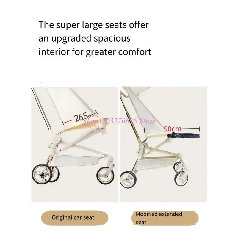 Pushird extensor de reposapiés para carrito convertible sin herramientas - imagen 3