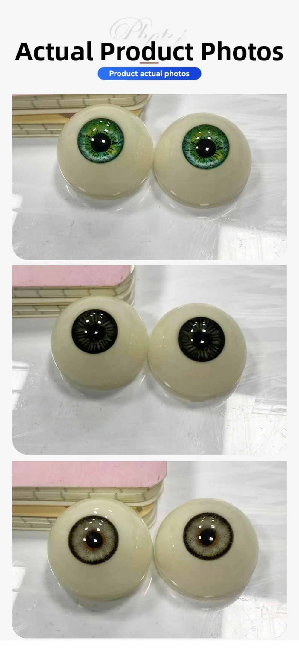 Ojos en diferentes tonos