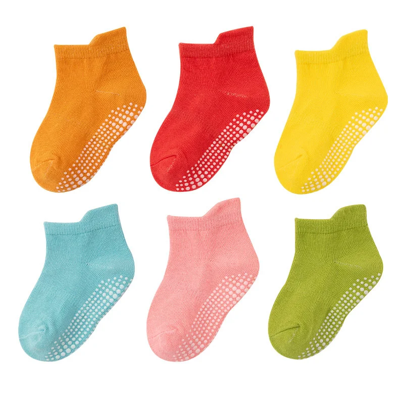 Calcetines infantiles a rayas – Antideslizantes para niños - imagen 2