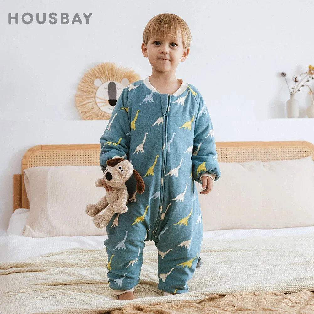 Saco de dormir dinosaurio para bebé y niño pequeño - Invierno - imagen 2