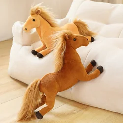 Peluche caballo almohada para niños, regalo de cumpleaños creativo