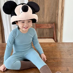 Ropa interior térmica infantil para otoño e invierno, niñas y niños