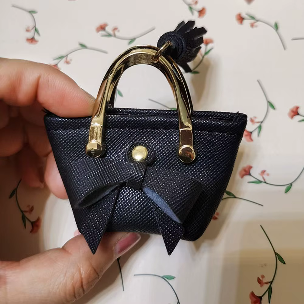 Bolso de cuero para muñecas de mano, estilo real - imagen 2