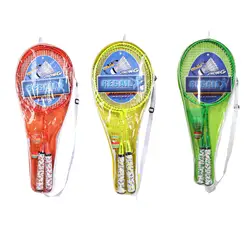Juego raquetas bádminton infantiles ligero para jardín y playa