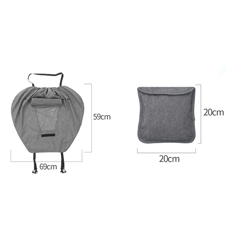 Accesorios universales para cochecito de bebé con parasol UV y visor - imagen 4