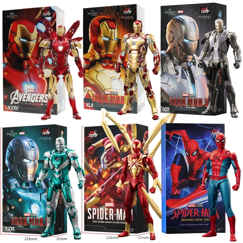 Marvel Figuras de acción Iron Man y Spider-Man para niños