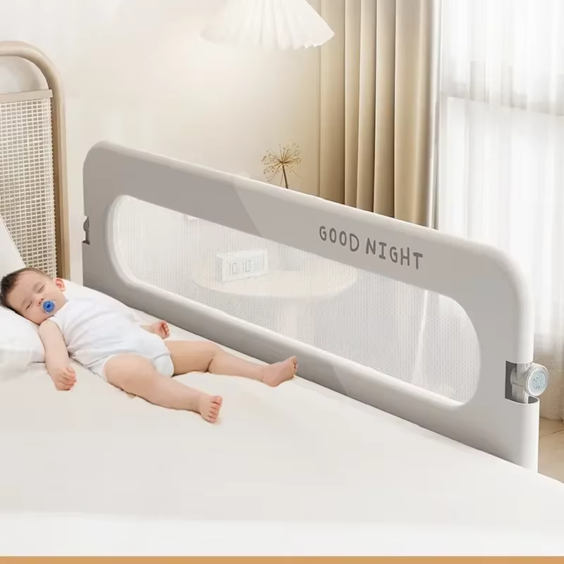 Barandilla plegable de seguridad para cama infantil - imagen 3