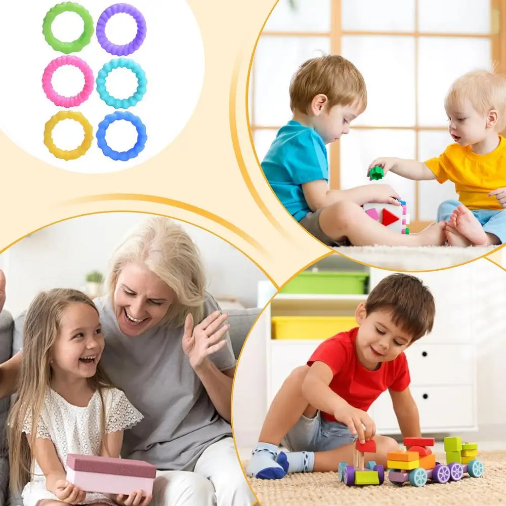 Anillos sensorialesantiestrés en diferentes colores