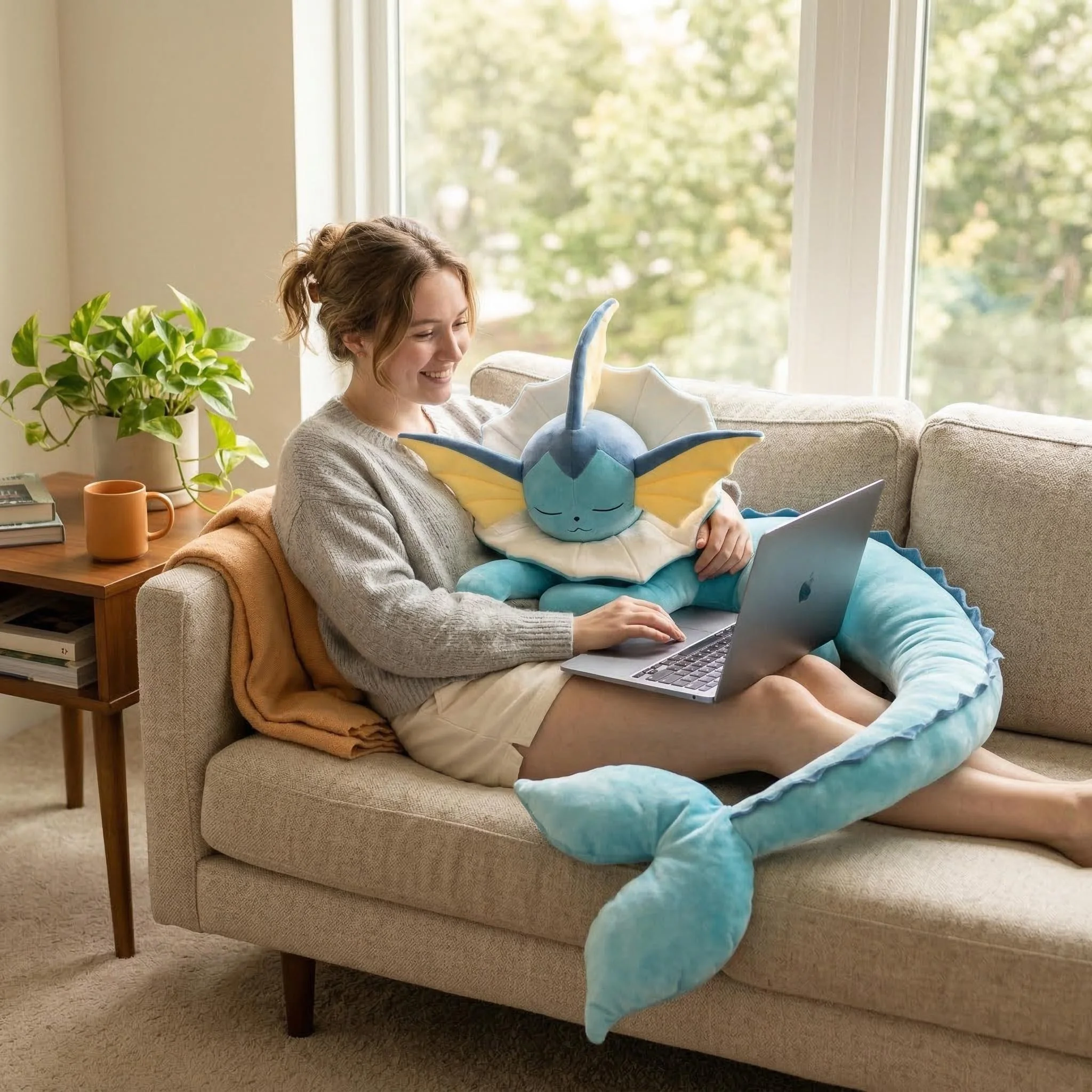 Peluche Pokémon Vaporeon suave para niños y coleccionistas - imagen 4
