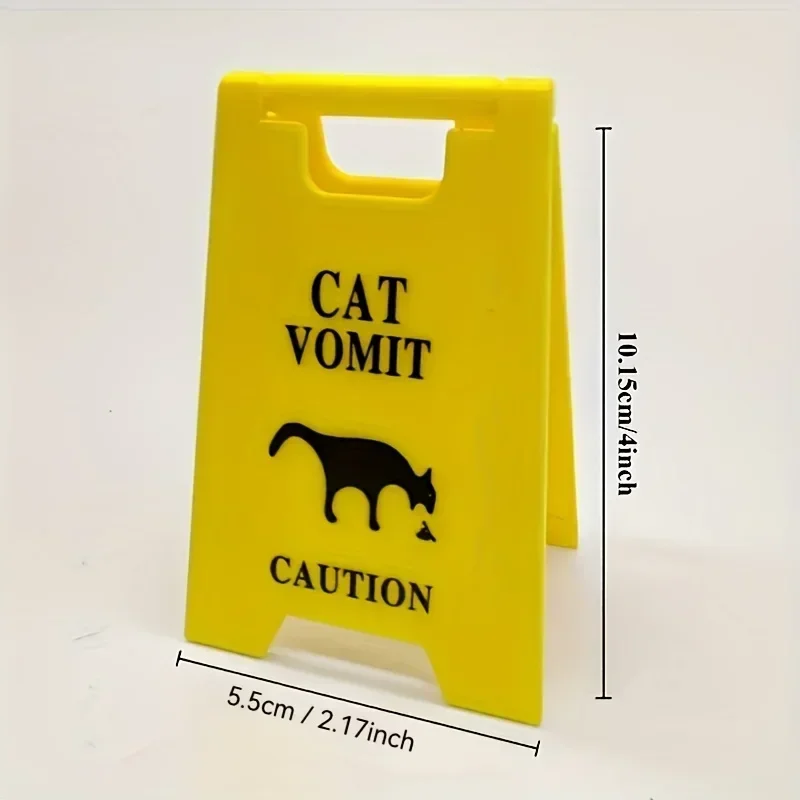 Señal de broma para vomitar perros y gatos con molde húmedo - imagen 2