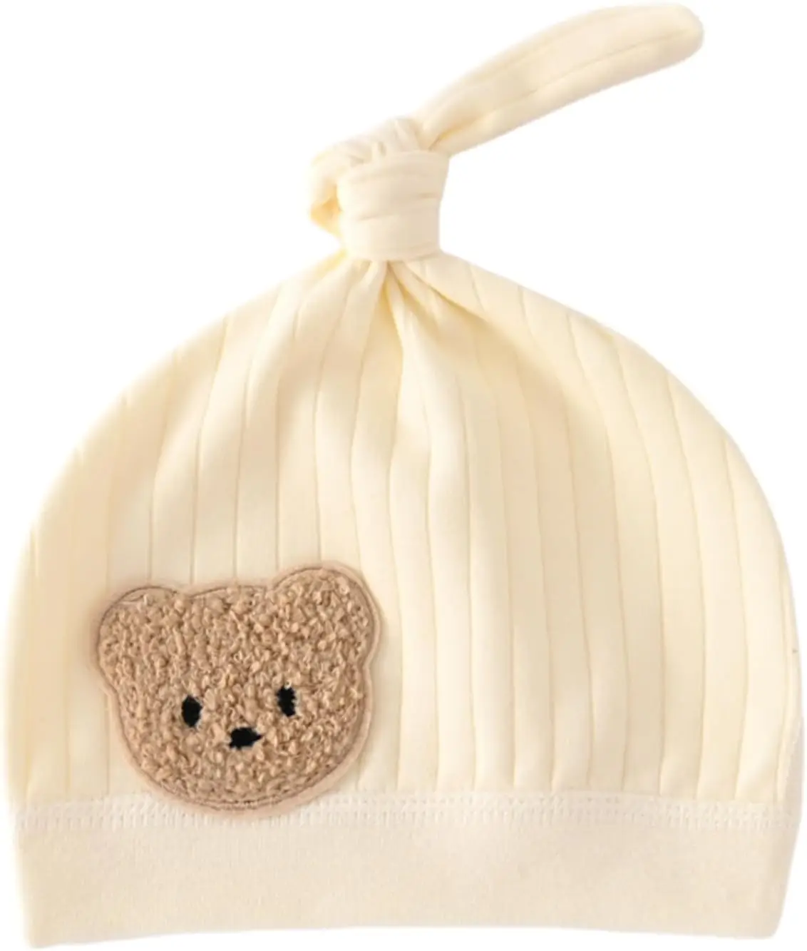 Somenie mameluco bebé algodón manga larga con gorro acanalado - imagen 2