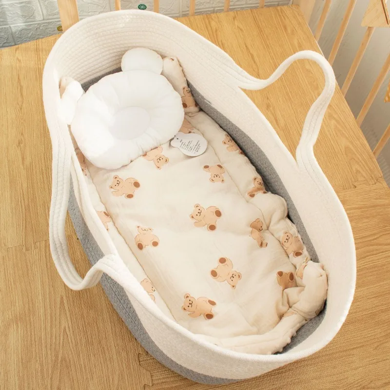 Almohadilla acolchada para cochecito de recién nacido, suave y cálida - imagen 4