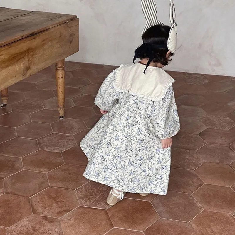 Vestido floral Milangel para niña – Otoño - imagen 5