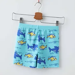 Bañador infantil tipo boxer con gorro de natación y cordón ajustable