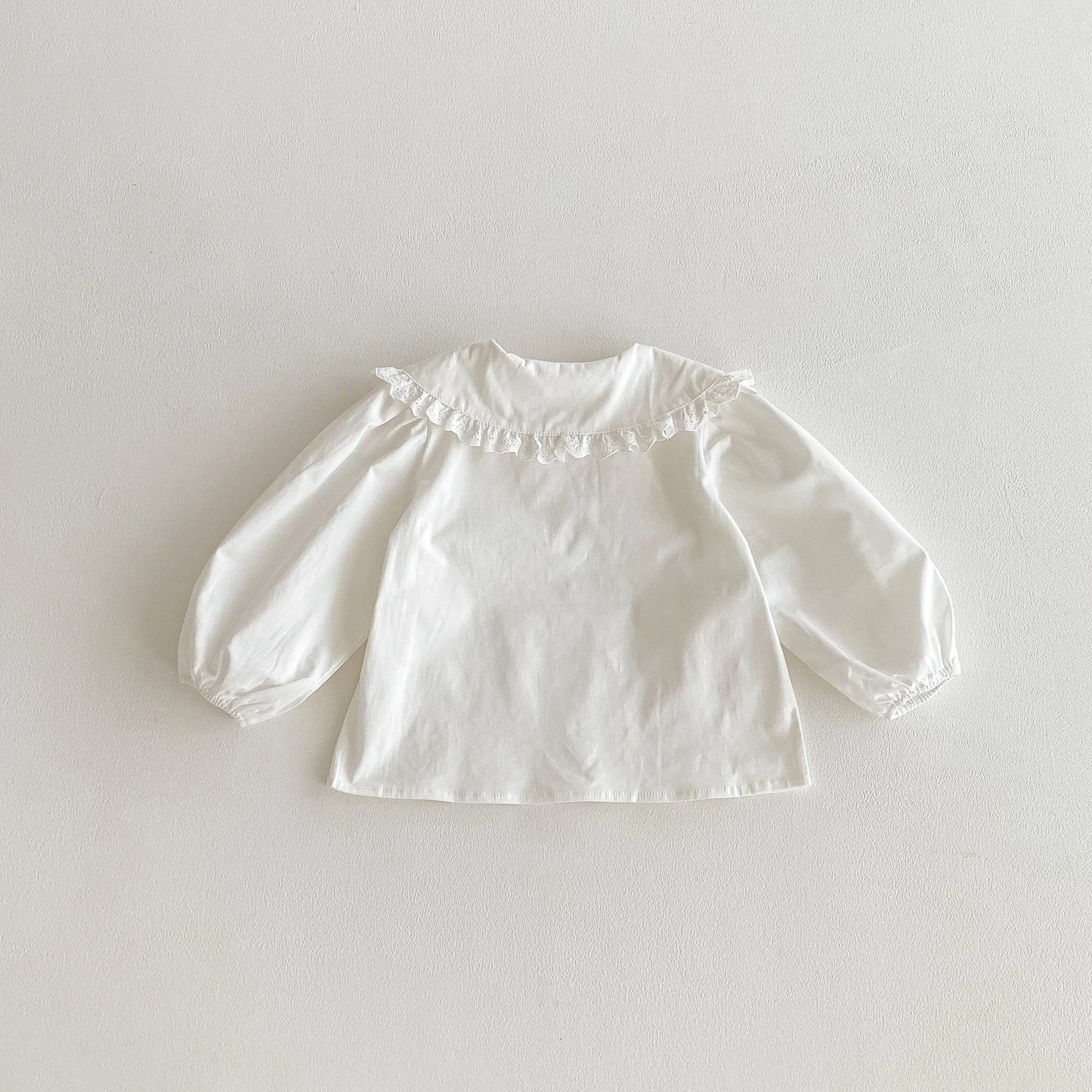 Camiseta encaje manga larga para niña, capa base - imagen 3