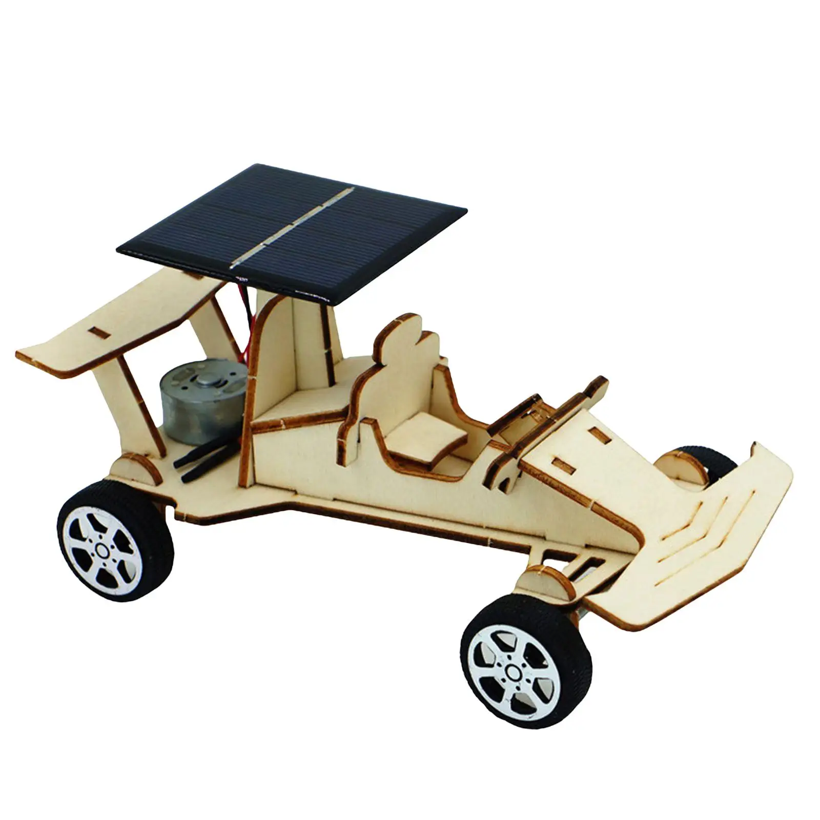 Kit científico de madera con coche solar educativo para niños - imagen 5