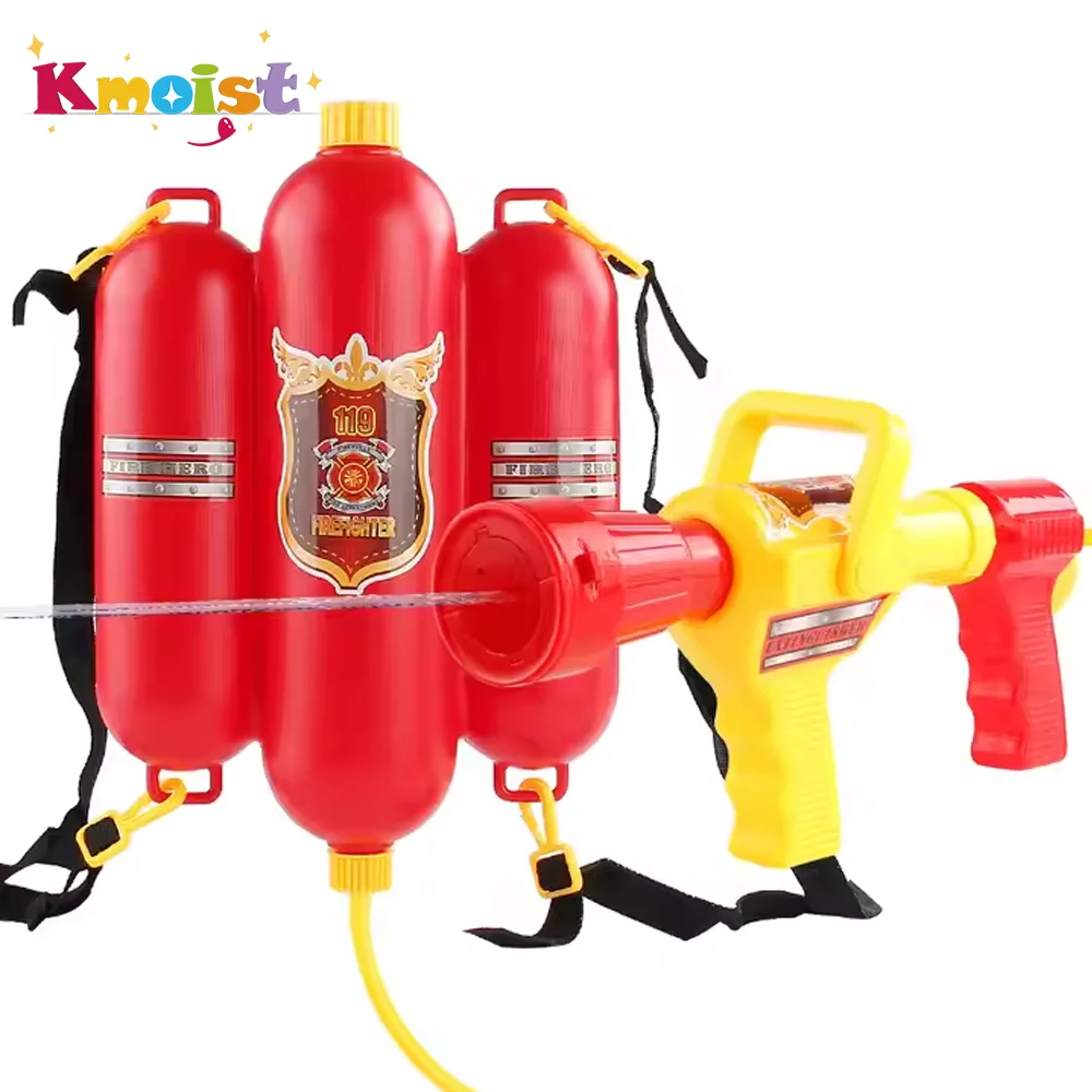 Pistola de agua con mochila bombero extraíble para verano - imagen 3