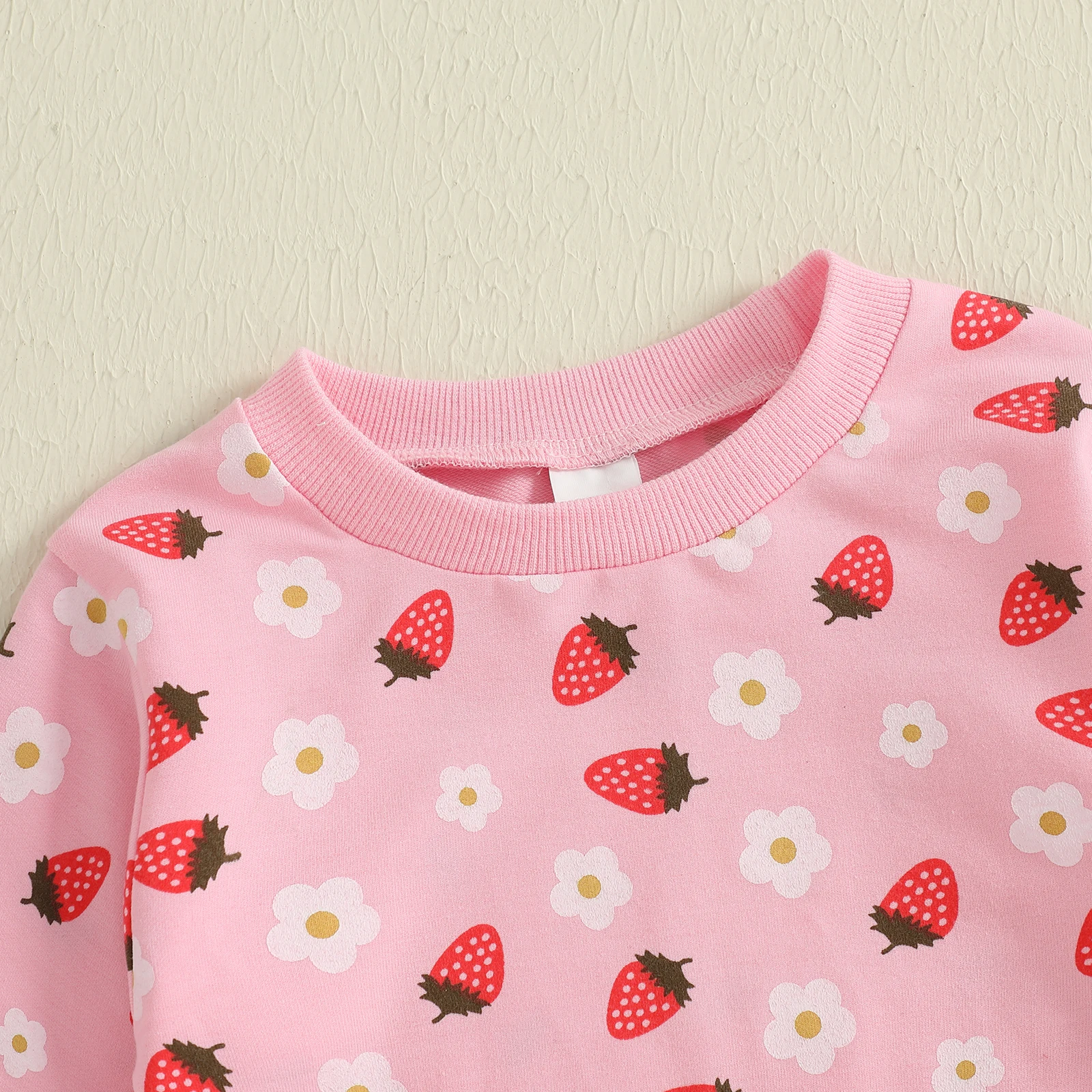 Tregren pelele niña de manga larga con estampado floral de fresa - imagen 3