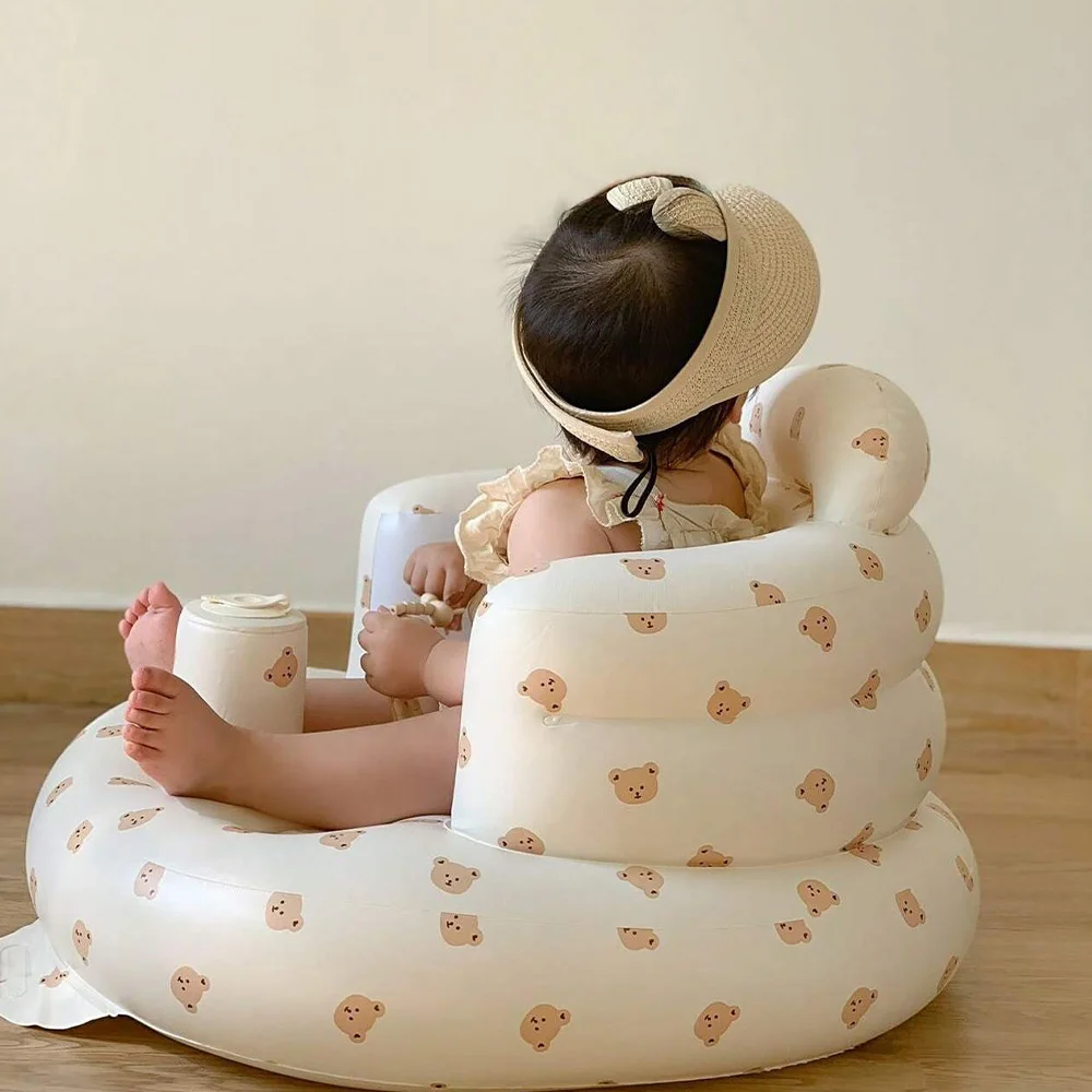 Bañera inflable portátil para bebé con soporte lumbar - imagen 2