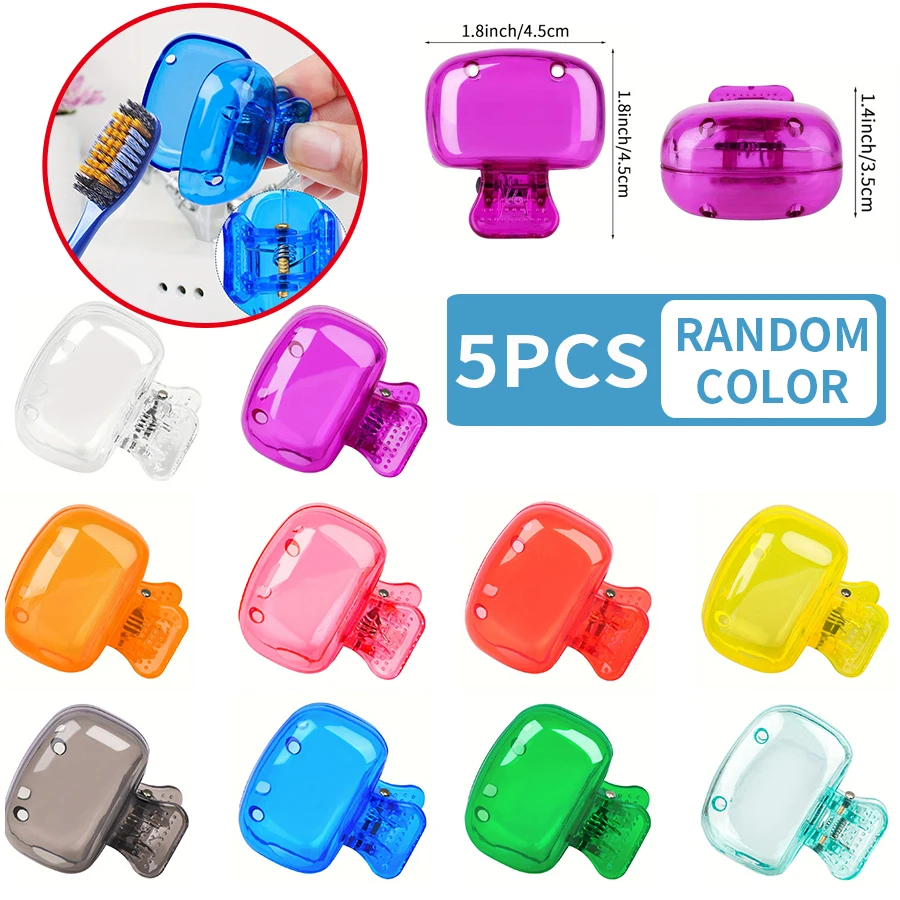 Estuche portátil para cepillos de dientes – clip protector de viaje - imagen 3