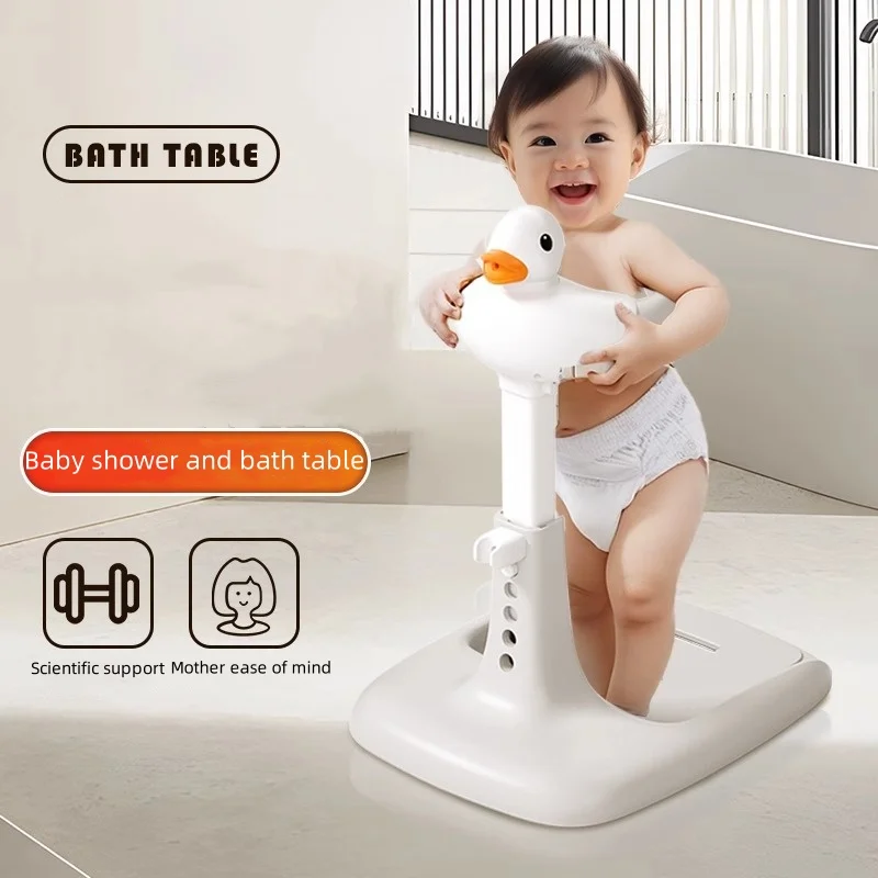 Asiento de baño antideslizante pato bebé seguro cómodo ergonómico