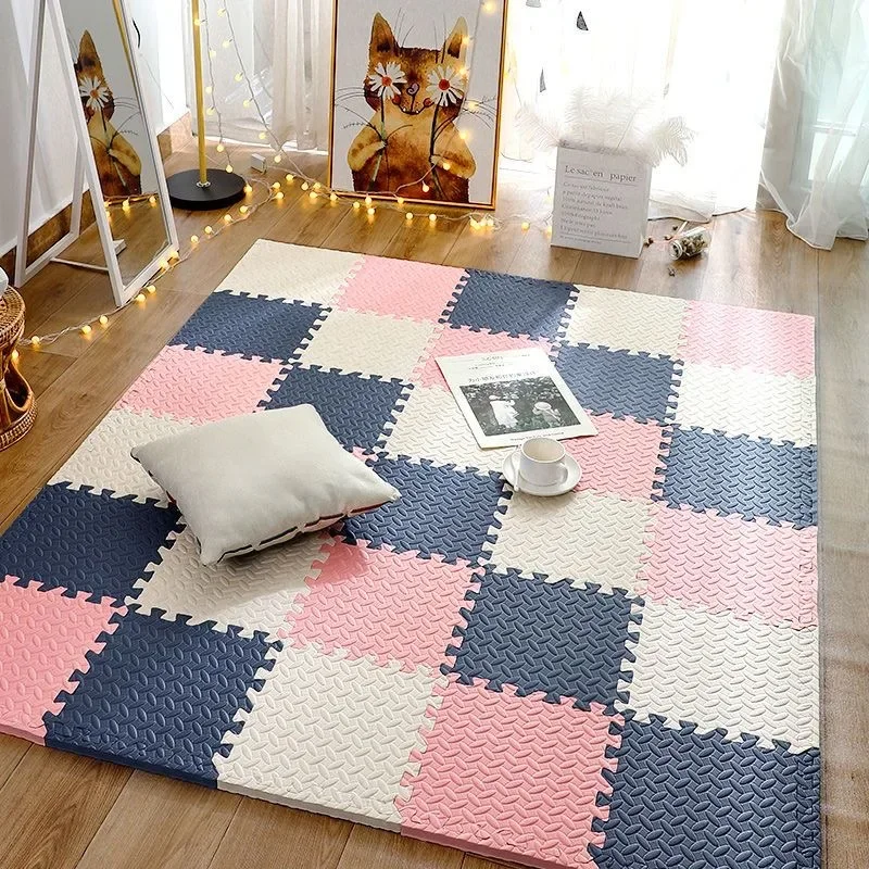 Alfombra puzzle de espuma para bebe - Tapete suave entrelazado - imagen 4