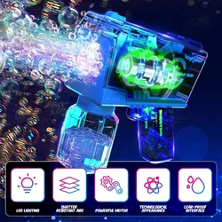 Máquina de burbujas automática eléctrica para juegos al aire libre