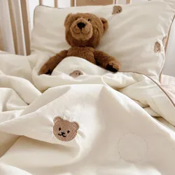 Edredón de algodón para bebé unisex con estampado original