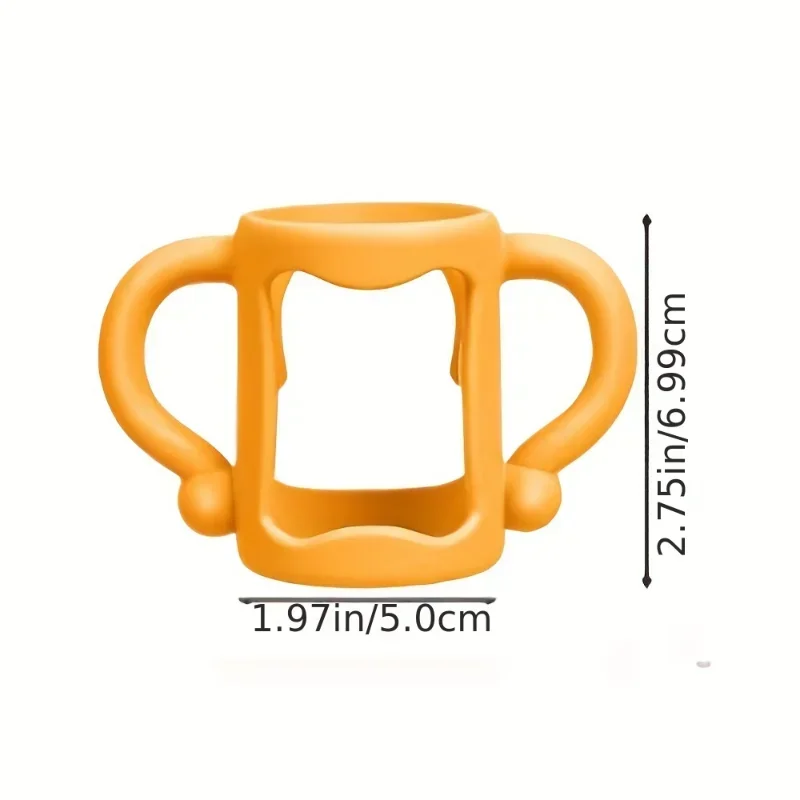 Mango de silicona para biberón estrecho – Asa fácil ergonómica sin BPA