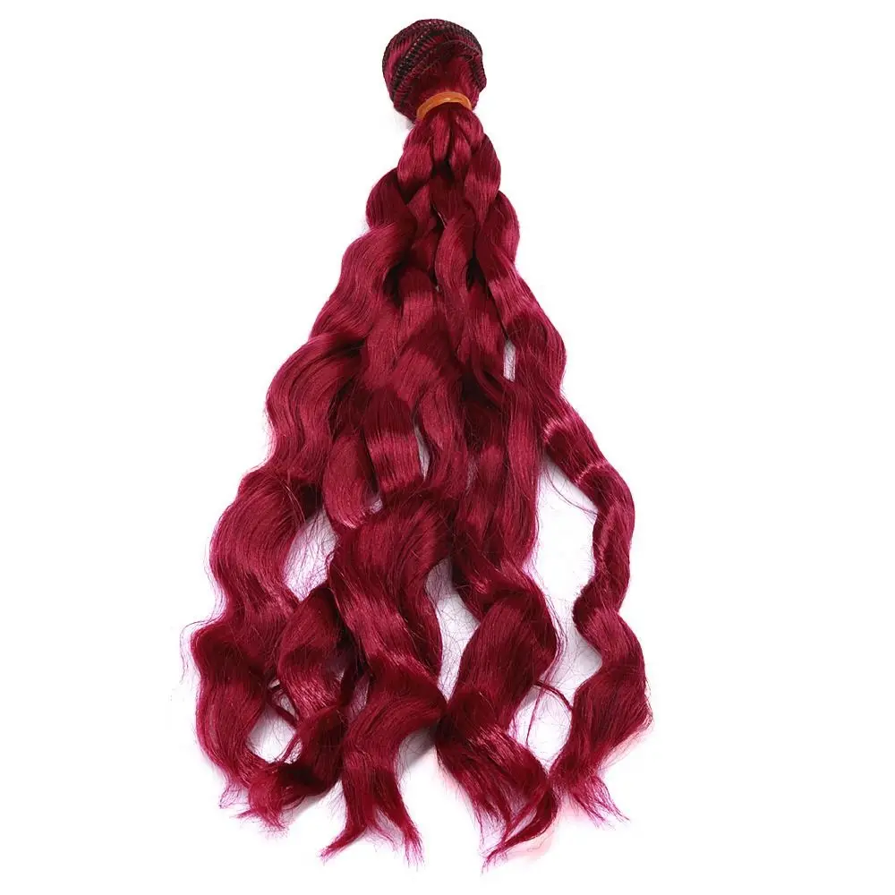Cabello rizado para muñeca – Fibra de seda premium 1m - imagen 4
