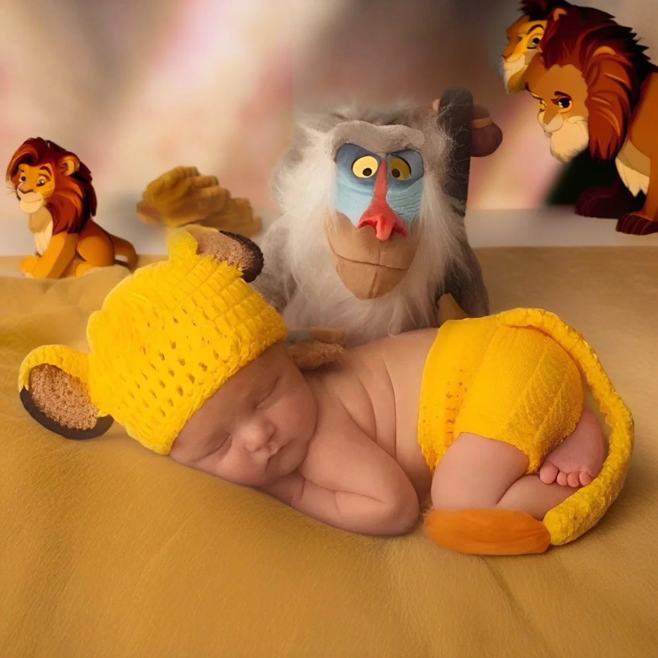 Traje completo de Simba para bebé