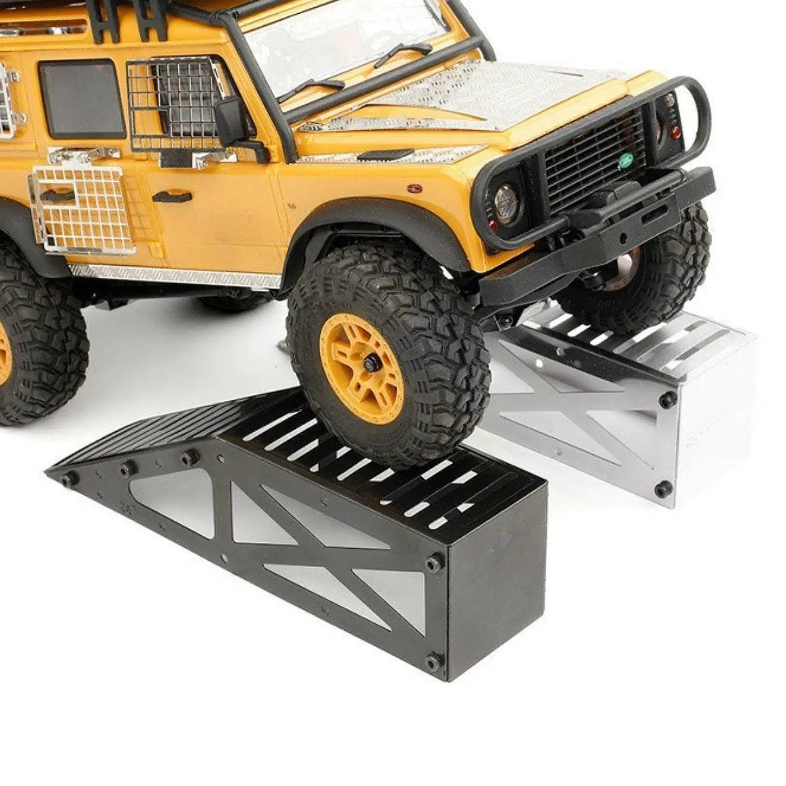 Puente de pista para coche RC acero inoxidable 1/18 - imagen 3