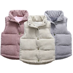 Chaleco de pana para niños – Abrigo de otoño e invierno