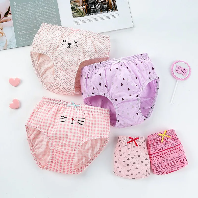 Calzoncillos y bragas algodón infantil con estampado de gato - imagen 4