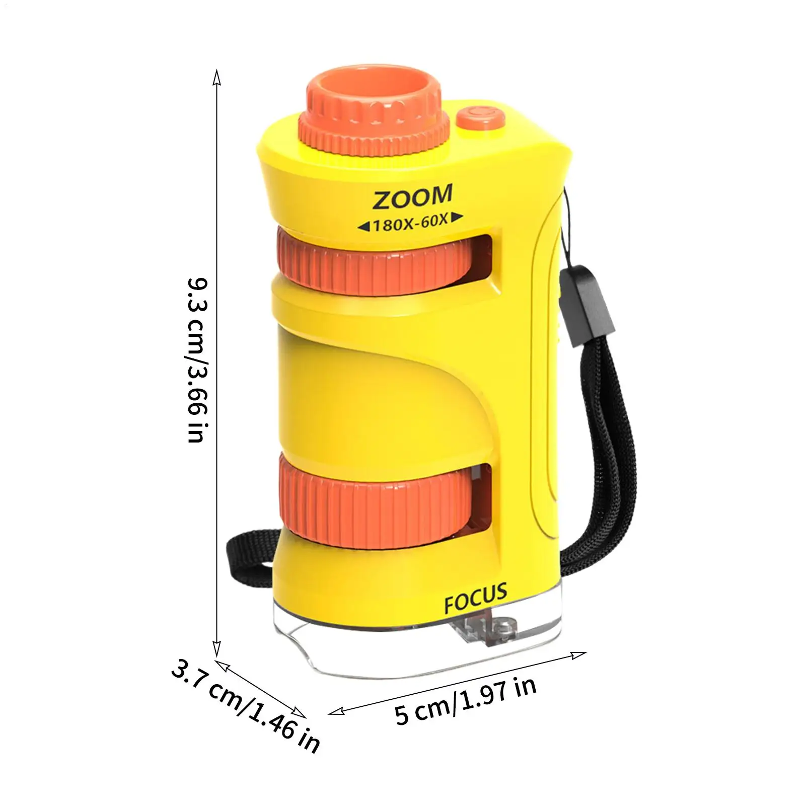 Microscopio infantil portátil con zoom