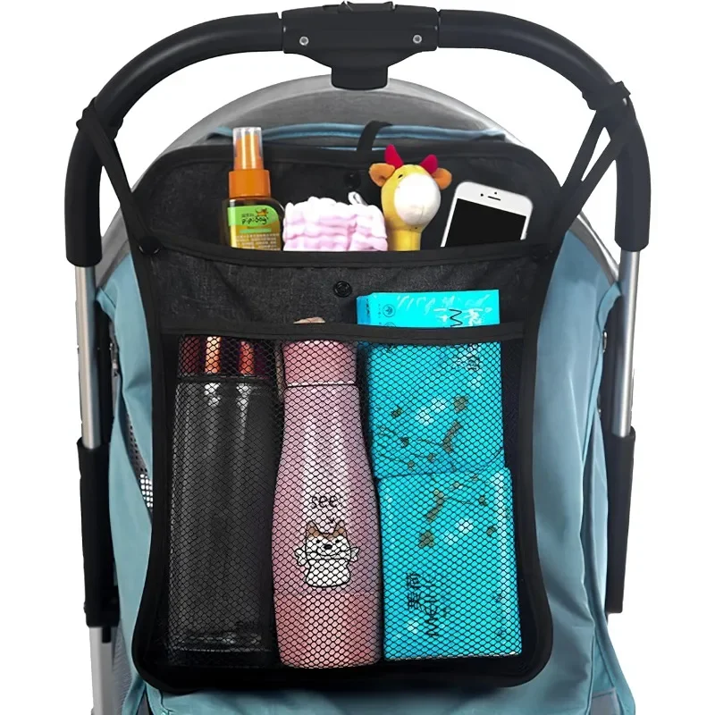 Organizador de cochecito con diseño de malla hexagonal