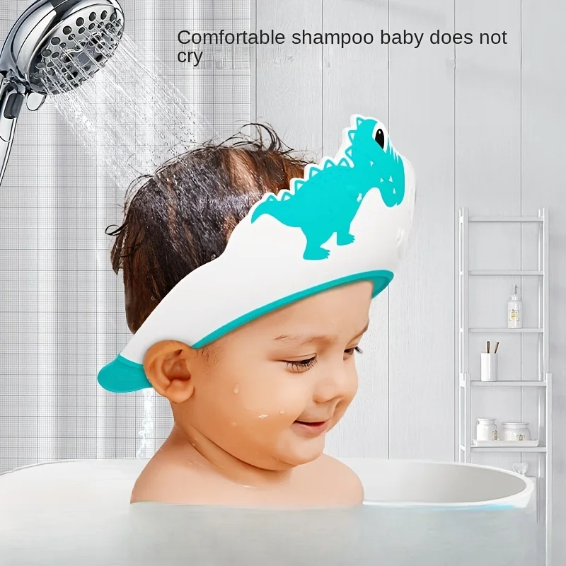 Gorro champú impermeable para bebé de goma suave - imagen 4