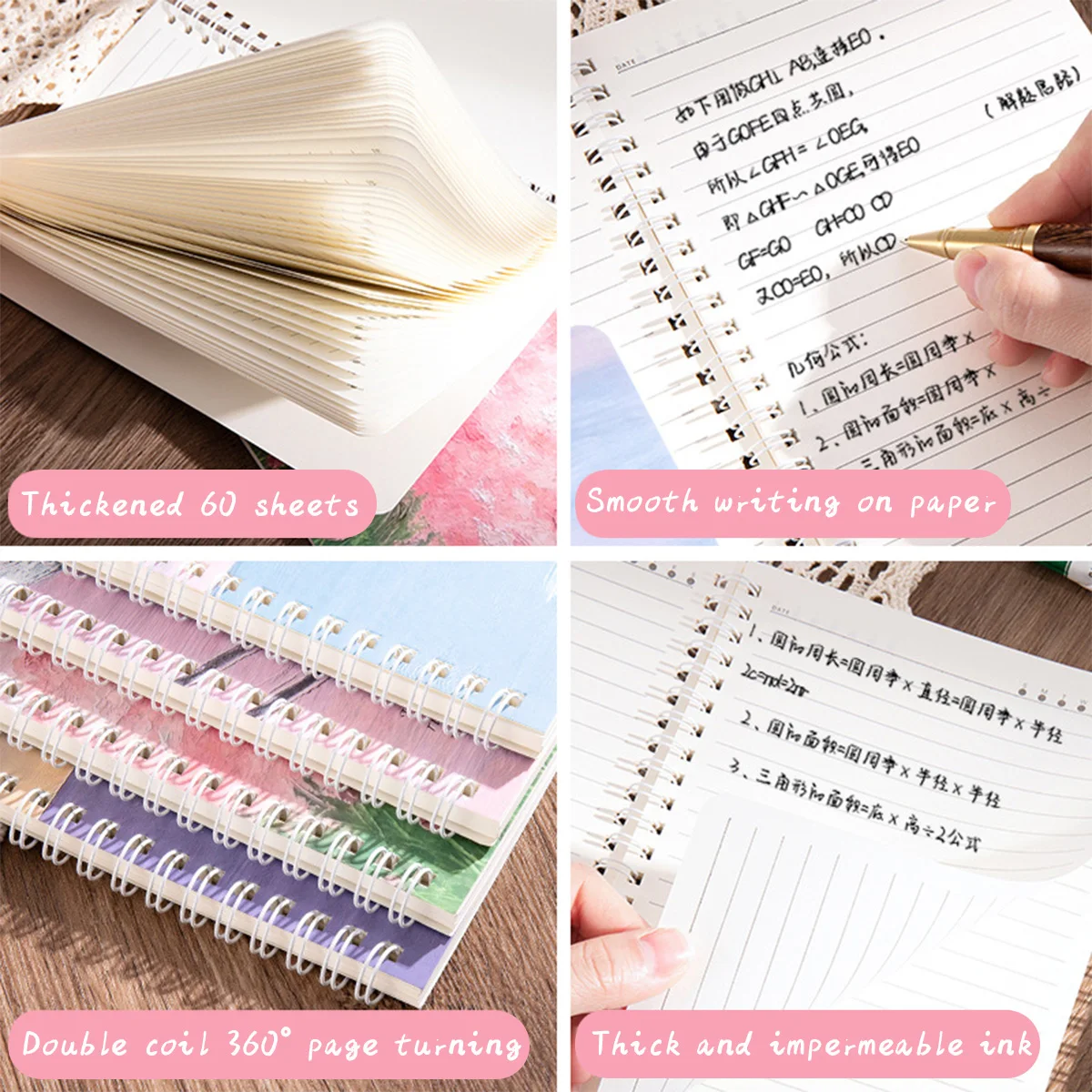 Pack de libretas escolares kawaii con diseños divertidos para niños - imagen 3