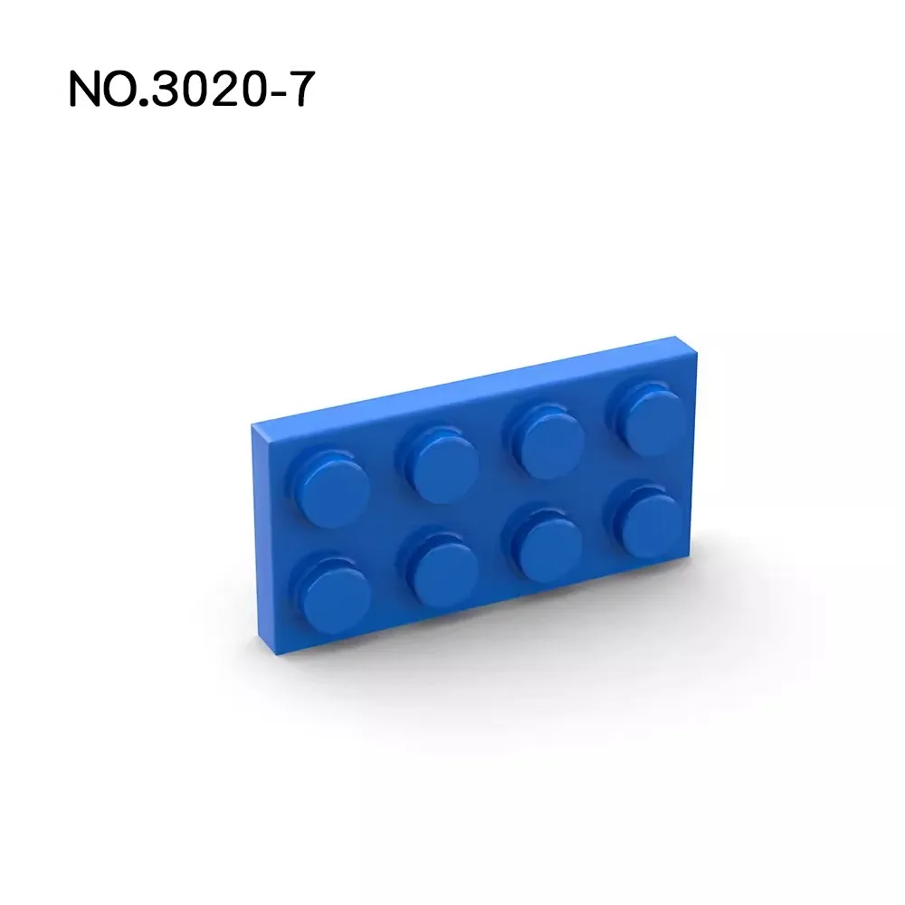 Piezas Tipo placa 3020 apiladas