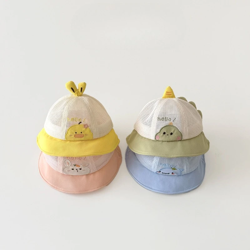 Sombrero de verano transpirable con protección solar para bebé y niño - imagen 5
