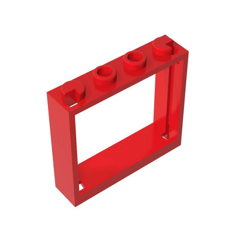Ventana 1x4x3 para MOC 60594 - 20 piezas compatibles con bloques - imagen 3