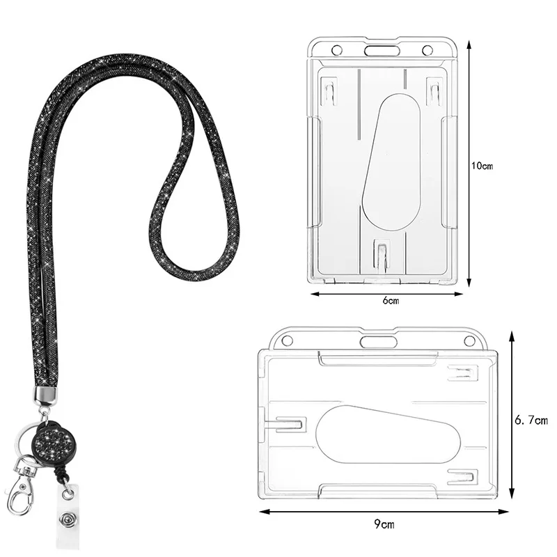 Porta credenciales con cordón y carrete retráctil para oficina - imagen 5