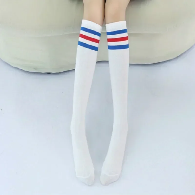 Calcetines deportivos de algodón hasta la rodilla para niños niñas - imagen 3