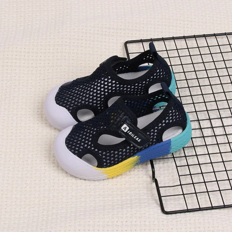 Zapatillas barefoot antideslizantes de malla transpirable para niños - imagen 3