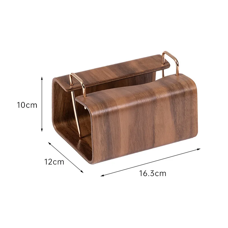 Caja de pañuelos de madera nórdica con estilo nórdico