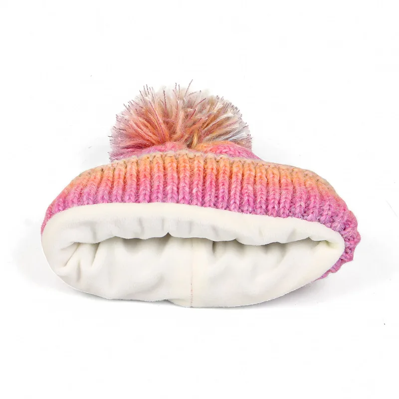 Gorro de invierno con guantes y bufanda de forro polar cálido - imagen 4