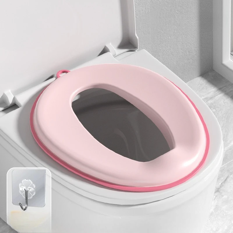 Asiento de inodoro para bebés de plástico reforzado sin instalación - imagen 2