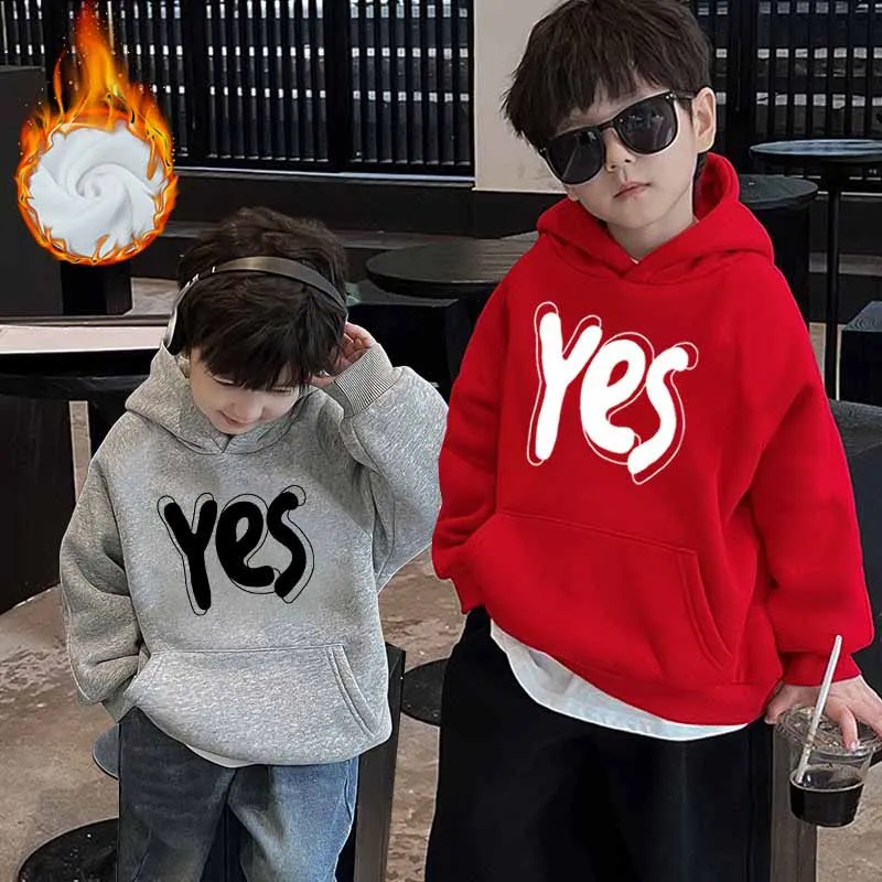 Jersey acolchado de invierno con capucha para niños, cálido - imagen 2